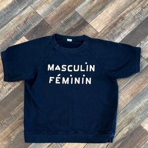 Navy Clare V Sweatshirt S